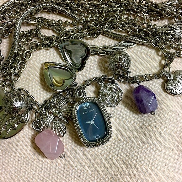 ?NEW?Betsey Johnson stone metal watch main image 4